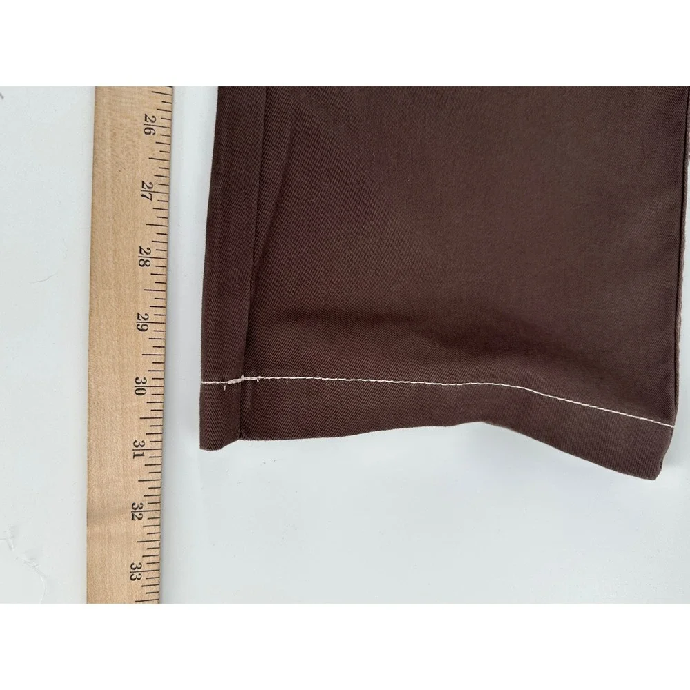 True Religion Bobby Baggy Cargo Pant Men 36 Brown Solid Relaxed Fit Modern NEW